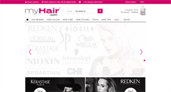 Desktop Screenshot of myhair.com