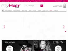 Tablet Screenshot of myhair.com